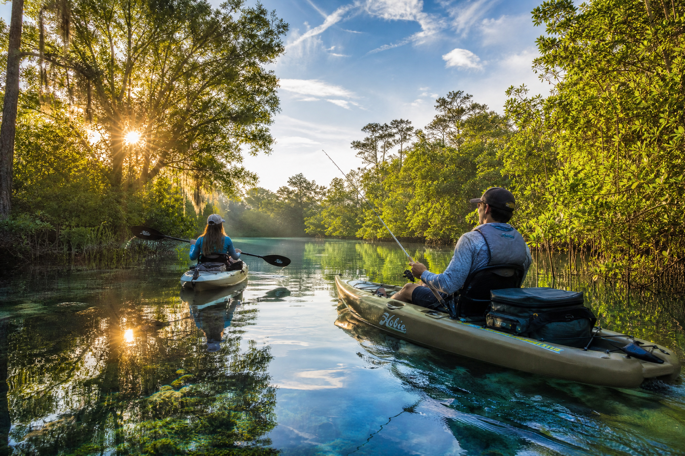 Kayaking and Fishing on Alligator Creek