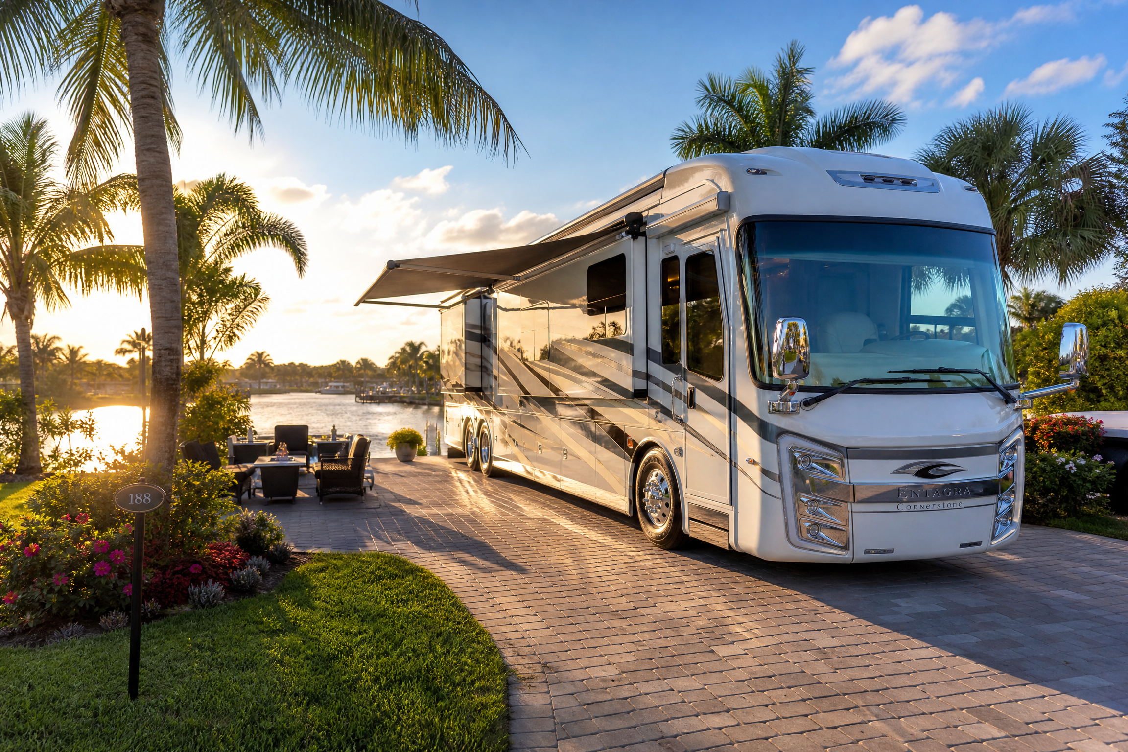 Luxury RV at Creekside Resort